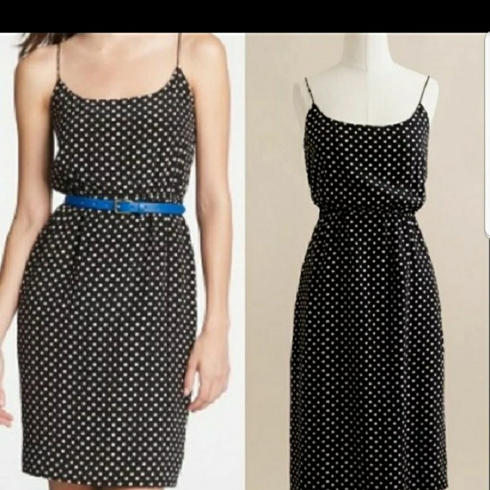 Jcrew polka dot dress